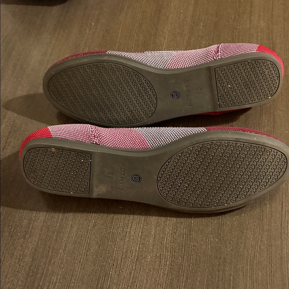 Rothy’s RETIRED Berry Colorblock Flats 9.5 - Picture 8 of 9